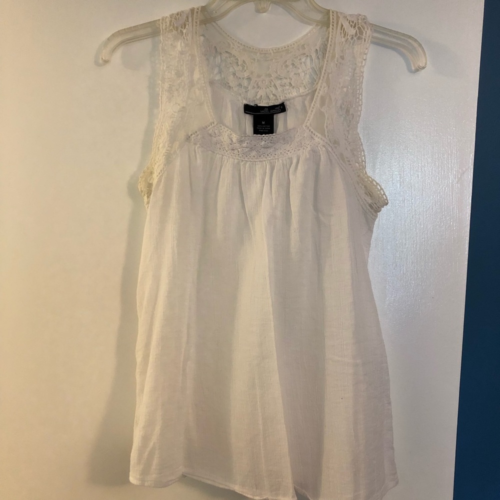 Willi Smith white sleeveless top